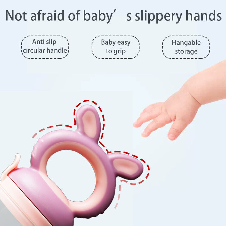 Hot Selling BPA Free Food Grade Silicone Baby Food Fruit Feeder Pacifier Baby Feeding Products manufacture