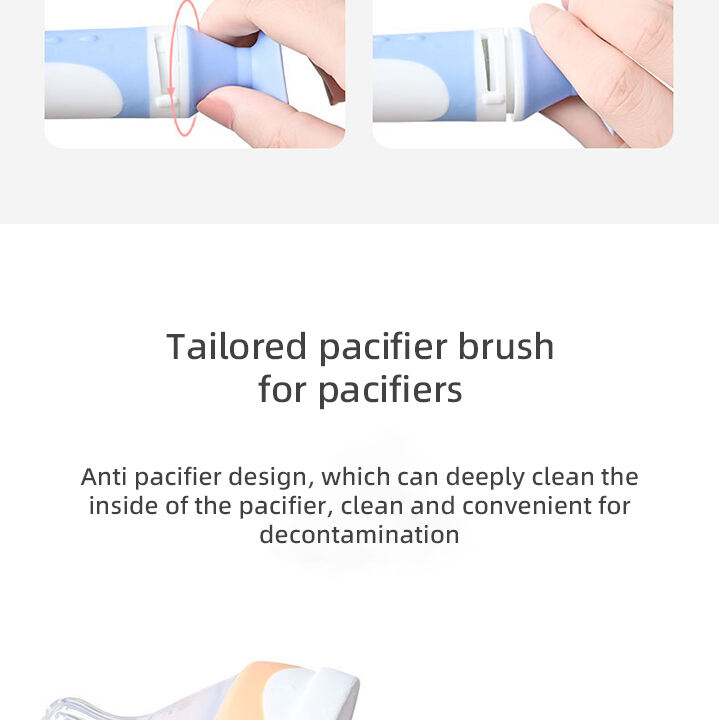 Manufacturer Eco-friendly Silicone Bottle Cup Cleaning Brush Set with Strong Suction Straw Nipple Cleaner Brush factory
