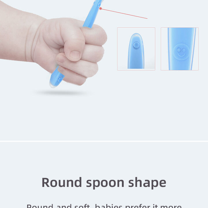 Manufacturer BPA-Free Baby Soft Silicone Feeding Spoon Eco-Friendly Feeding Spoon for Toddlers Baby Feeding Products supplier