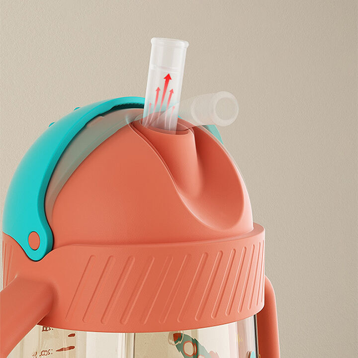 Wholesale Price BPA Free Plastic Baby Feeding Sippy Cup 240/300ML 360 Degrees Leakproof Kids Drinking Cup factory