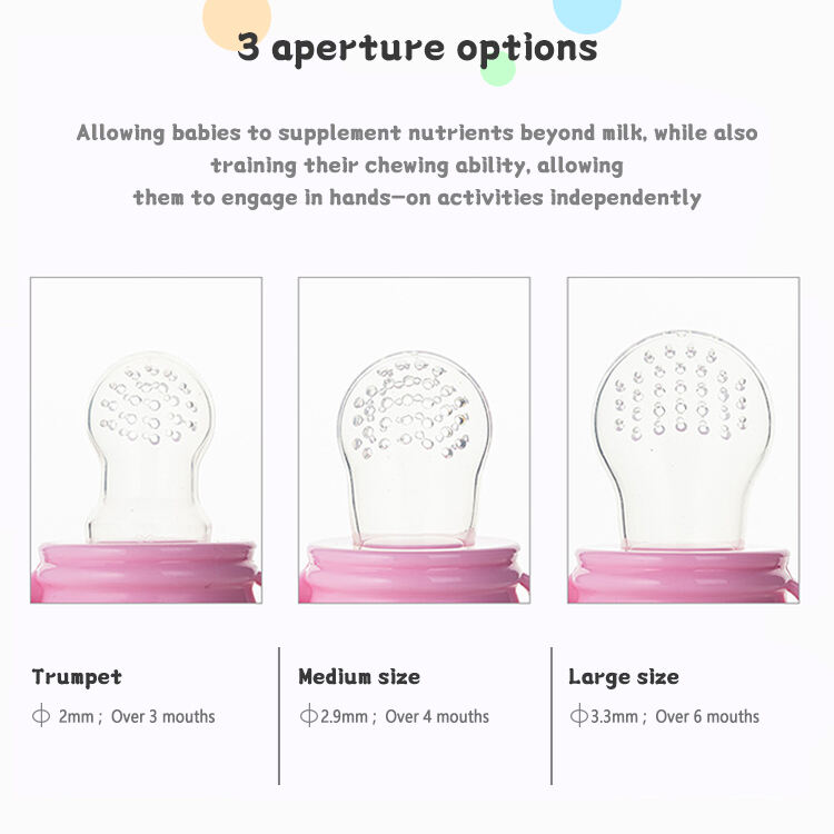 Wholesale Eco-Friendly Non-Toxic Infant Baby Feeding Toy Different Size Frucht Schnuller Silicone Pacifier Animal Baby Feeder factory