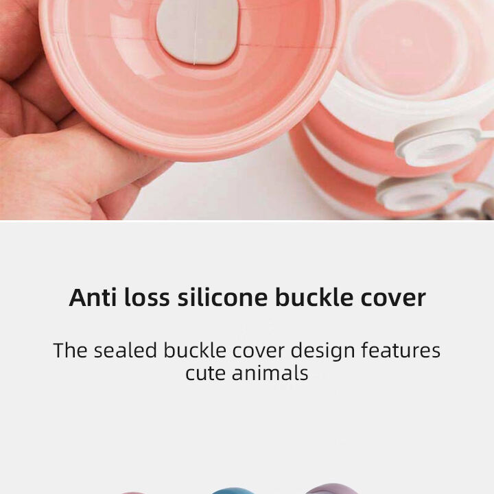 Factory Wholesale Free Sample Baby Feeding Milk Powder Dispenser Box 3 Layer Portable Kids Snack Food Storage Container factory