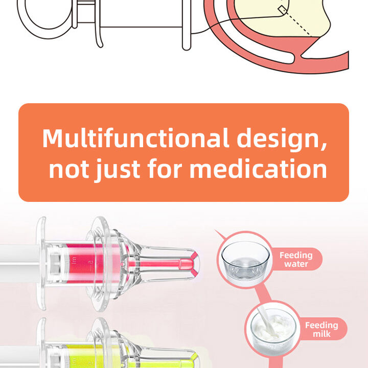 Manufacturer BPA Free Baby Silicone Medicine Feeder Dispenser Baby Infant Toddlers Medicine Pacifier Feeder with PP Bpx factory