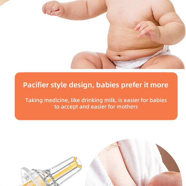 Manufacturer BPA Free Baby Silicone Medicine Feeder Dispenser Baby Infant Toddlers Medicine Pacifier Feeder with PP Bpx details