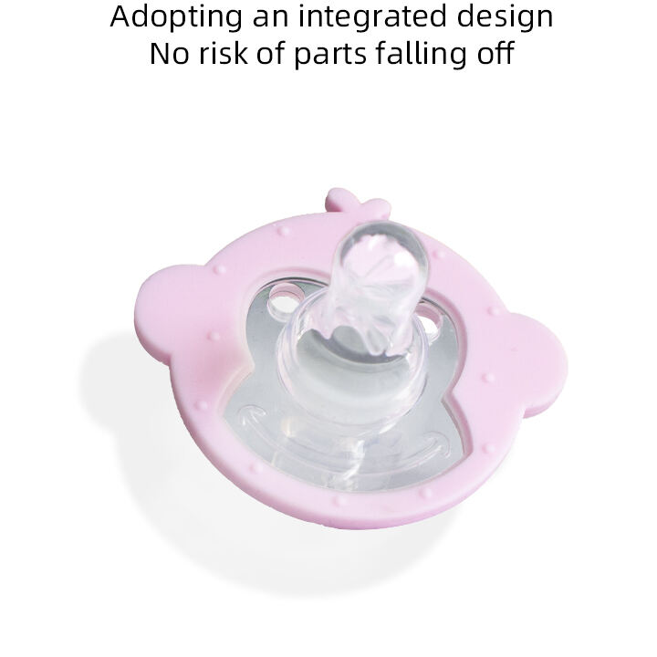 BPA-Free Eco-friendly Food Grade Silicone Pacifier Soft Safe Dummy Soother for Newborns Adults Cartoon for Infants Children manufacture