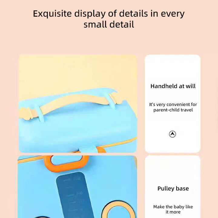 Factory Price Baby Milk Powder Dispenser Box BPA Free Portable Food Snacks Container  for Kids Baby Products manufacture