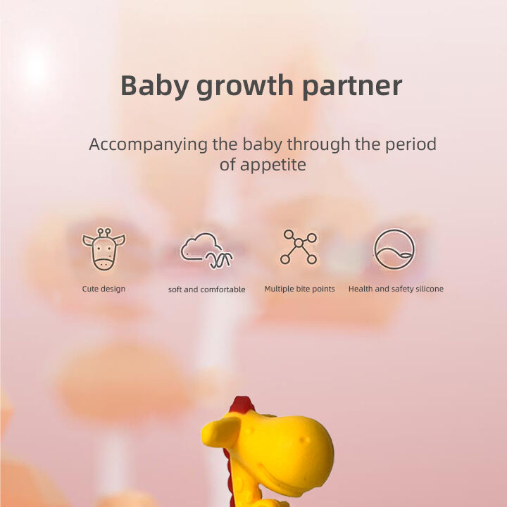 BPA Free Baby Silicone Training Toothbrush Teething Toys Food Grade Banana Baby Teether for Soothing Baby Gums manufacture