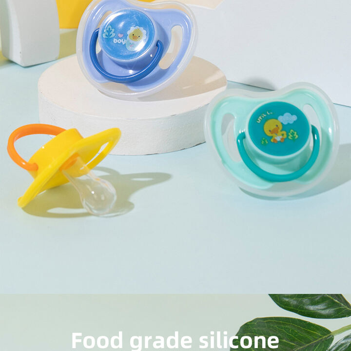 Factory Direct Sales Baby Pacifier Cartoon Silicone Sleeping Baby comfort Pacifier Spot Wholesale details