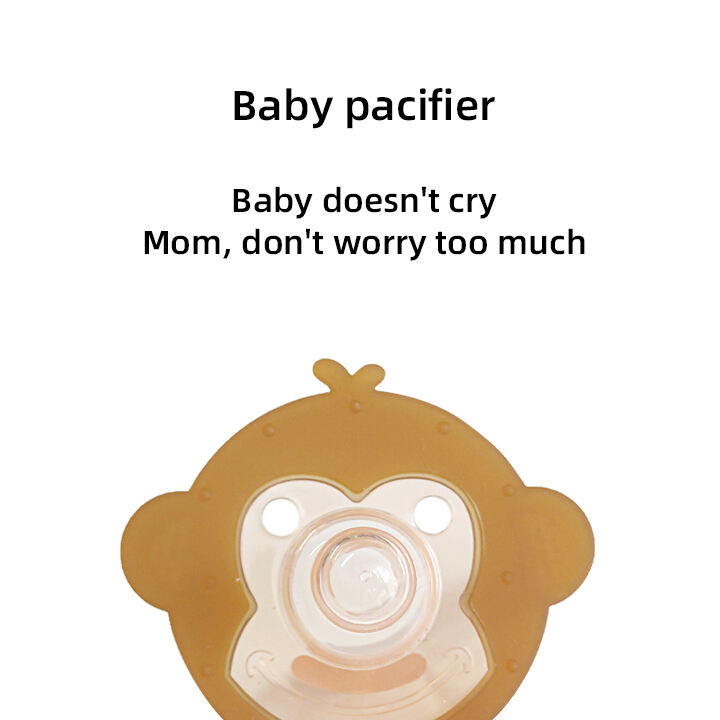 BPA-Free Eco-friendly Food Grade Silicone Pacifier Soft Safe Dummy Soother for Newborns Adults Cartoon for Infants Children manufacture