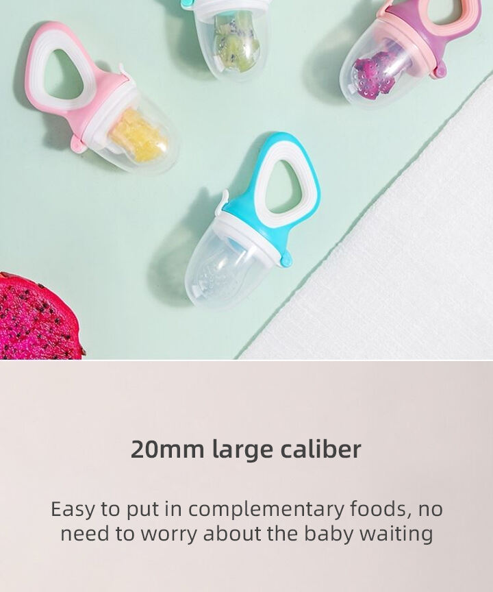 Wholesale BPA Free Free Sample Baby Silicone Food Fruit Feeder Pacifier Baby Feeding Pacifier details