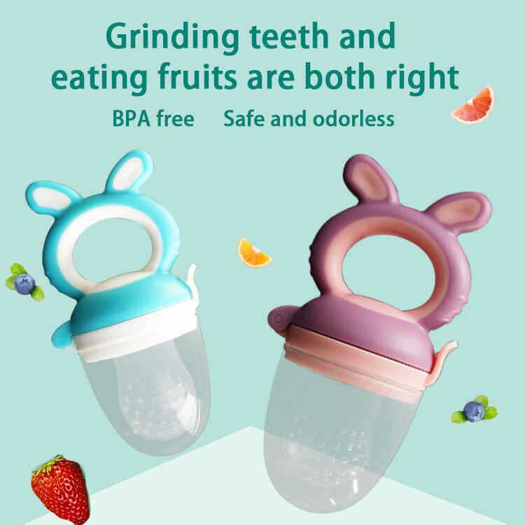 Hot Selling BPA Free Food Grade Silicone Baby Food Fruit Feeder Pacifier Baby Feeding Products details