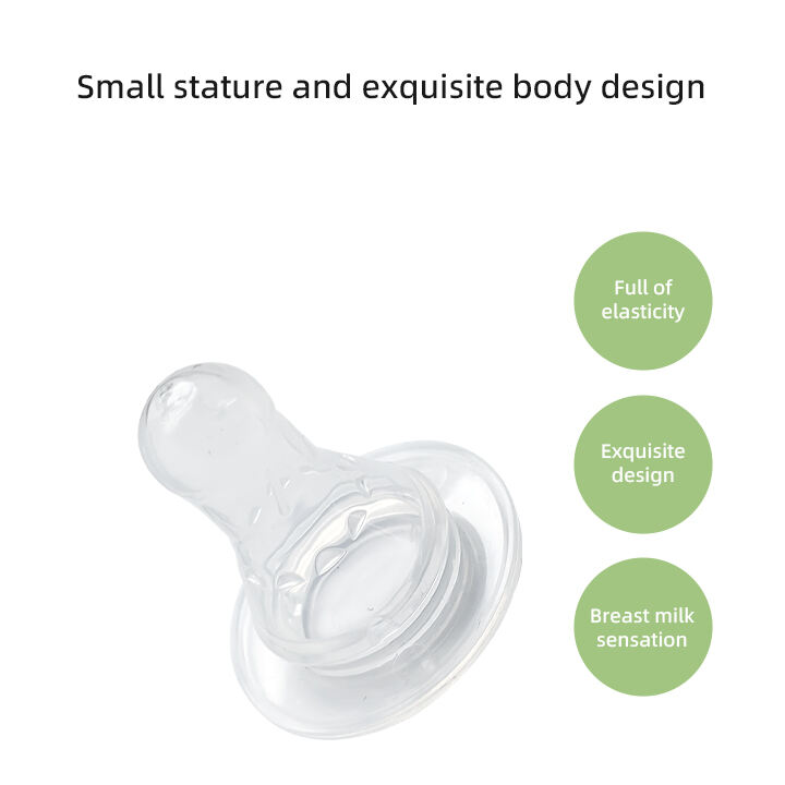 BPA-Free Soft Transparent Silicone Nipple for Baby Bottle Durable and for 0-12 Months Baby Feeding Nipple details