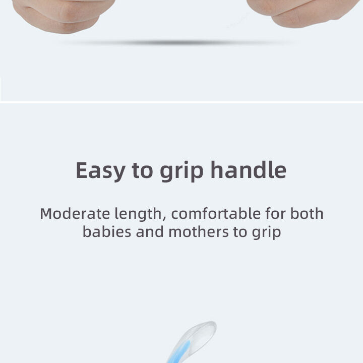Manufacturer BPA-Free Baby Soft Silicone Feeding Spoon Eco-Friendly Feeding Spoon for Toddlers Baby Feeding Products supplier