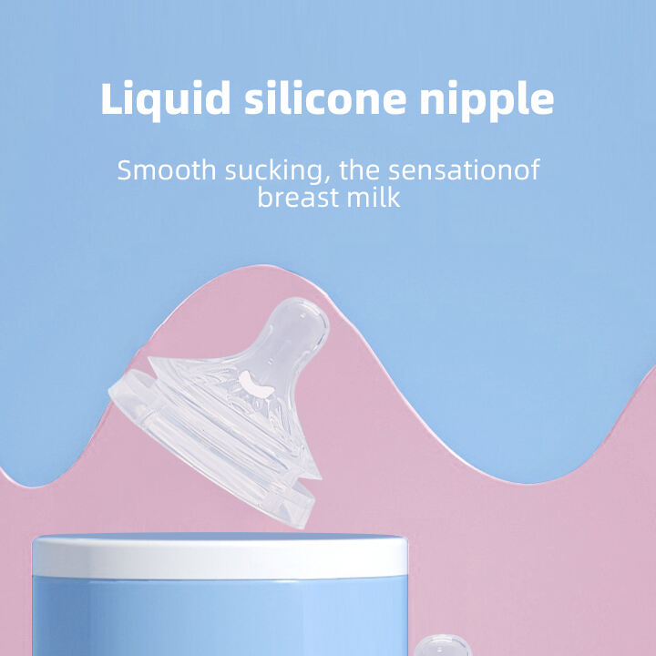 Manufacturer Soft Touch Silicone Pacifier for Baby - Wide-Mouth Nipple Baby Feeder Nipple Silicone Bottle Nipple for Baby supplier