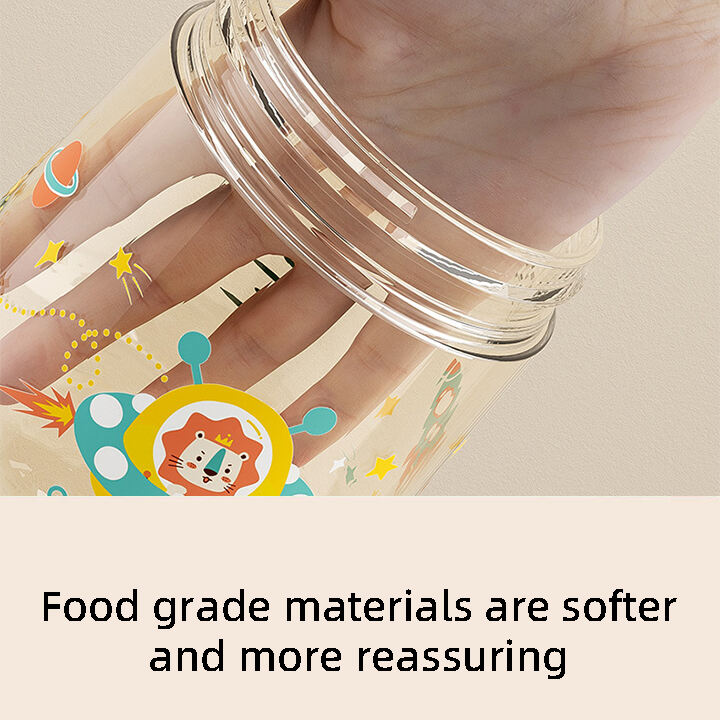 Wholesale Price BPA Free Plastic Baby Feeding Sippy Cup 240/300ML 360 Degrees Leakproof Kids Drinking Cup details