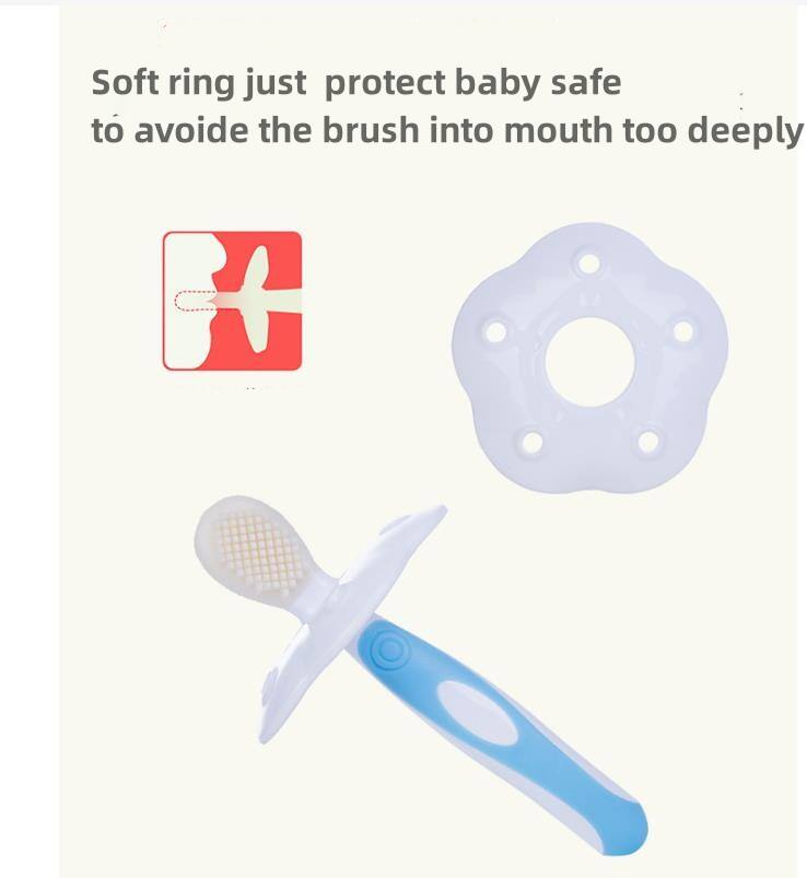 Factory Free Sample Baby 3 Stage Oral Care Set Training Toothbrush BPA Free Custom Logo Training Toothbrush Set for Newborn supplier