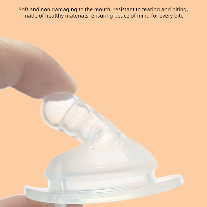 Factory Price BPA-Free Breast Milk Feeding Bottle Nipple Wide Neck Silicone and Latex Baby Nipple for Infant Feeding details