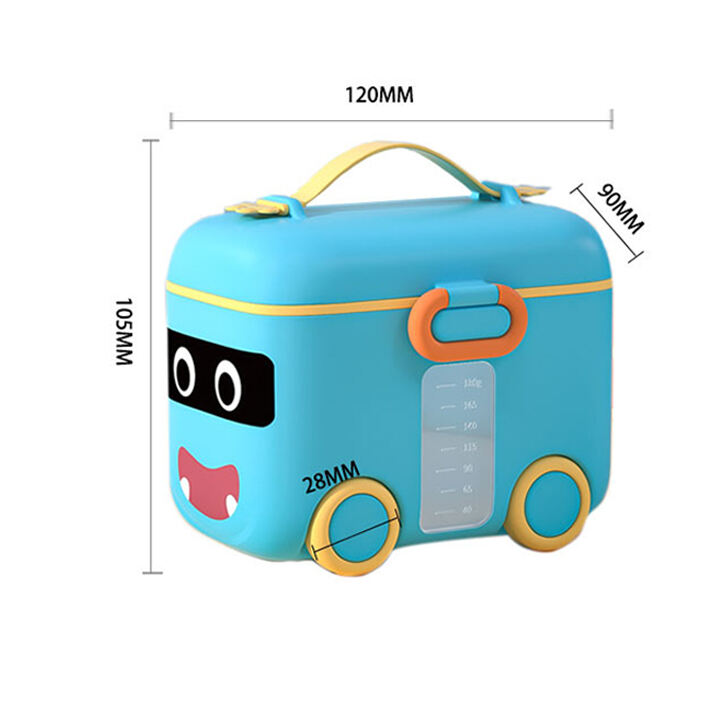 Factory Price Baby Milk Powder Dispenser Box BPA Free Portable Food Snacks Container  for Kids Baby Products factory