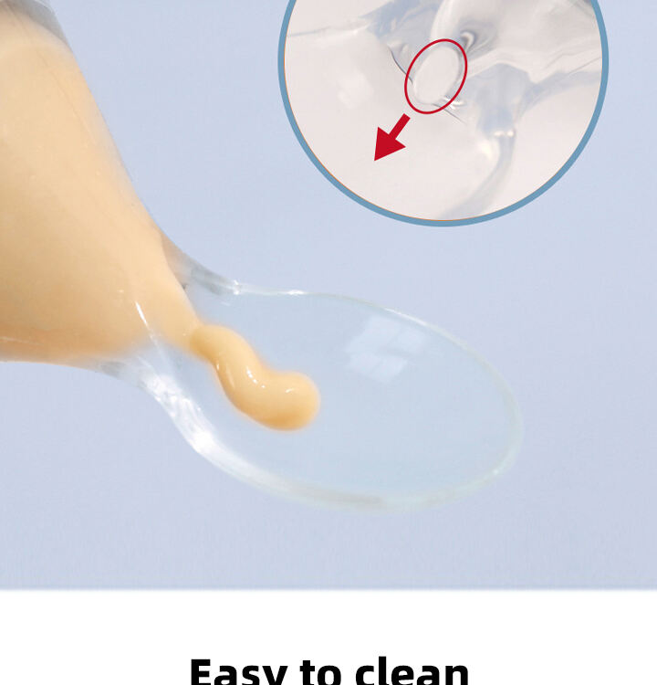 Wholesale 90ml BAP Free Baby Silicone Squeezing Feeding Bottle with Spoon Kids Rice Paste Feeding Bottle Food Fruit Feeder manufacture