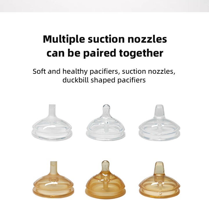 Manufacturer Price BPA Free Baby Silicone Feeding Bottle With Handle Custom Logo Wide Neck Milk Bottle Baby Feeding Product supplier