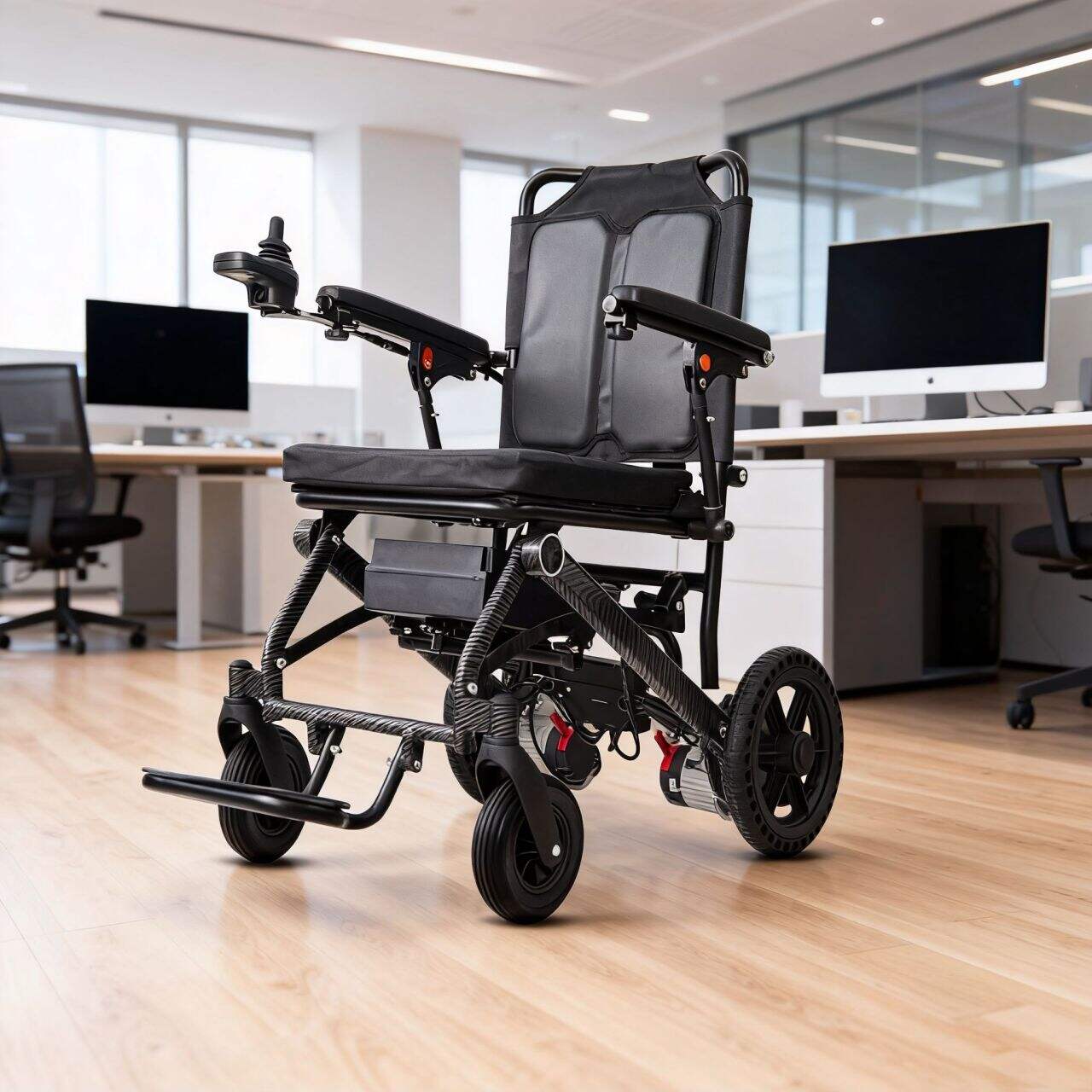 Foldable wheelchair for easy transportation and storage