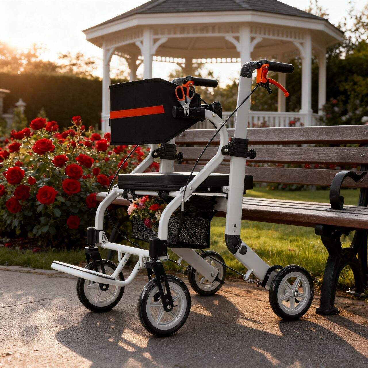 Enhance your independence with a premium all terrain rollator
