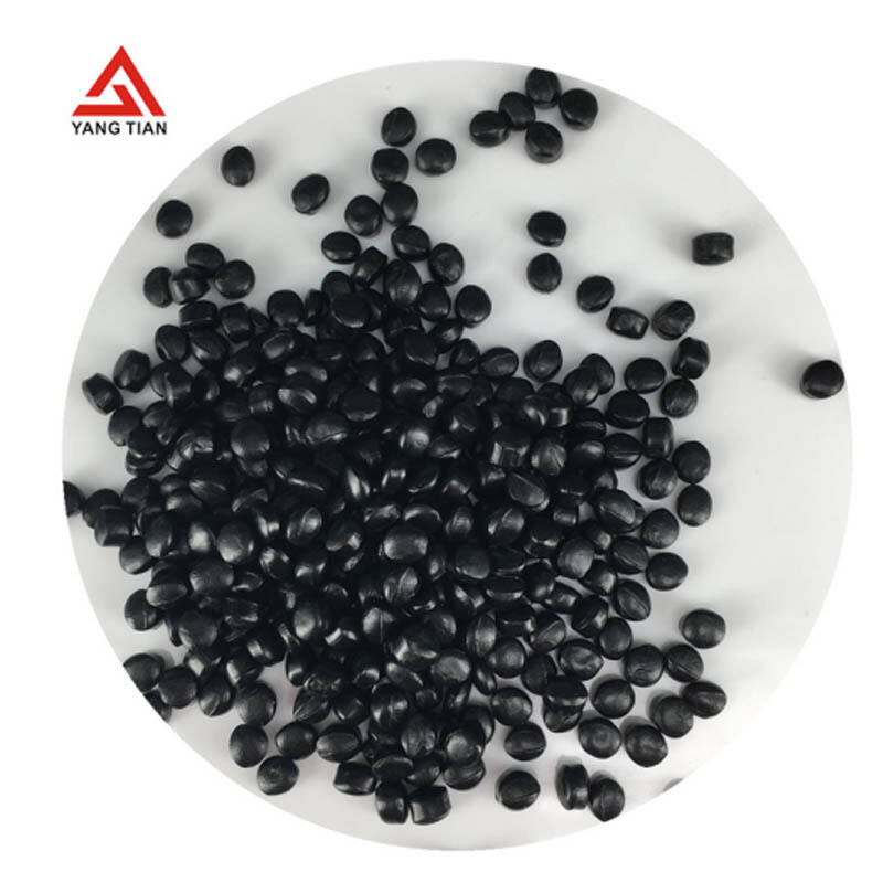 Granulés de plastique Pla noir mélange maître biodégradable PLA mastermatch appliqué aux sacs de produits sacs à provisions film de coulée film multicouche