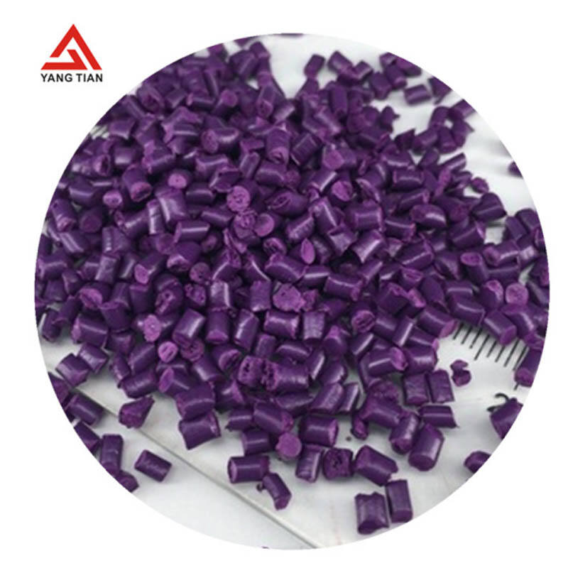 Borong Plastik warna ungu masterbatch p-2 untuk produk plastik pengacuan penyemperitan pengacuan jection