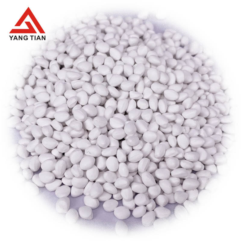 Good dispersion tio2 pellets white masterbatch grade for film blow molding shopping bags casting film multilayer film