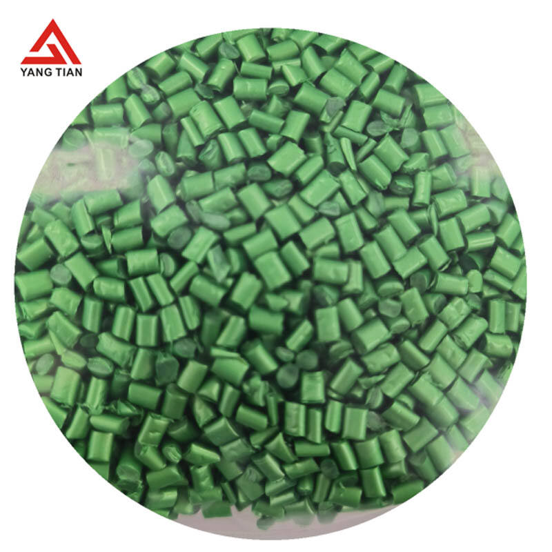 PC bright green carrier masterbatch used for film blowing blow molding and extrusion daily necessities