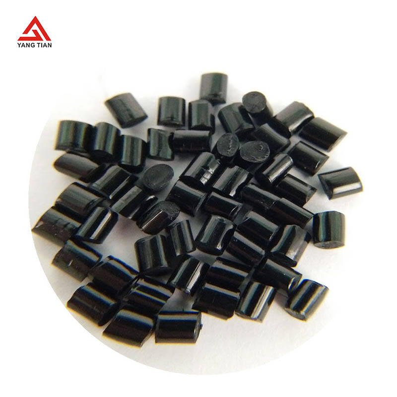 Factory direct customized plastic pellets pet masterbatch black used for blow molding and injection molding of daily plastics wires cables household appliances etc