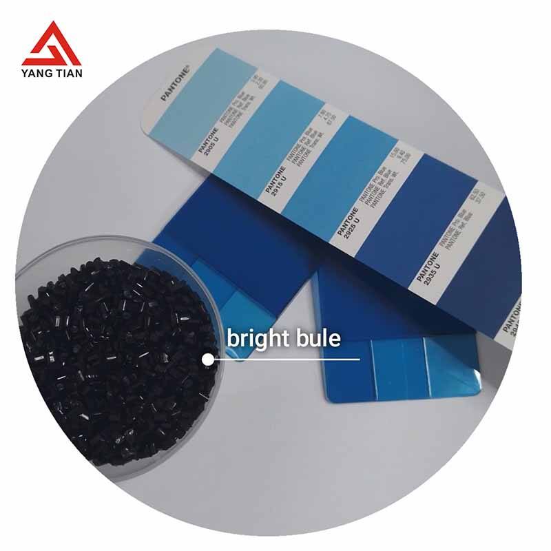 PS bright blue carrier masterbatch For PS Used for film blowing blow molding and extrusion