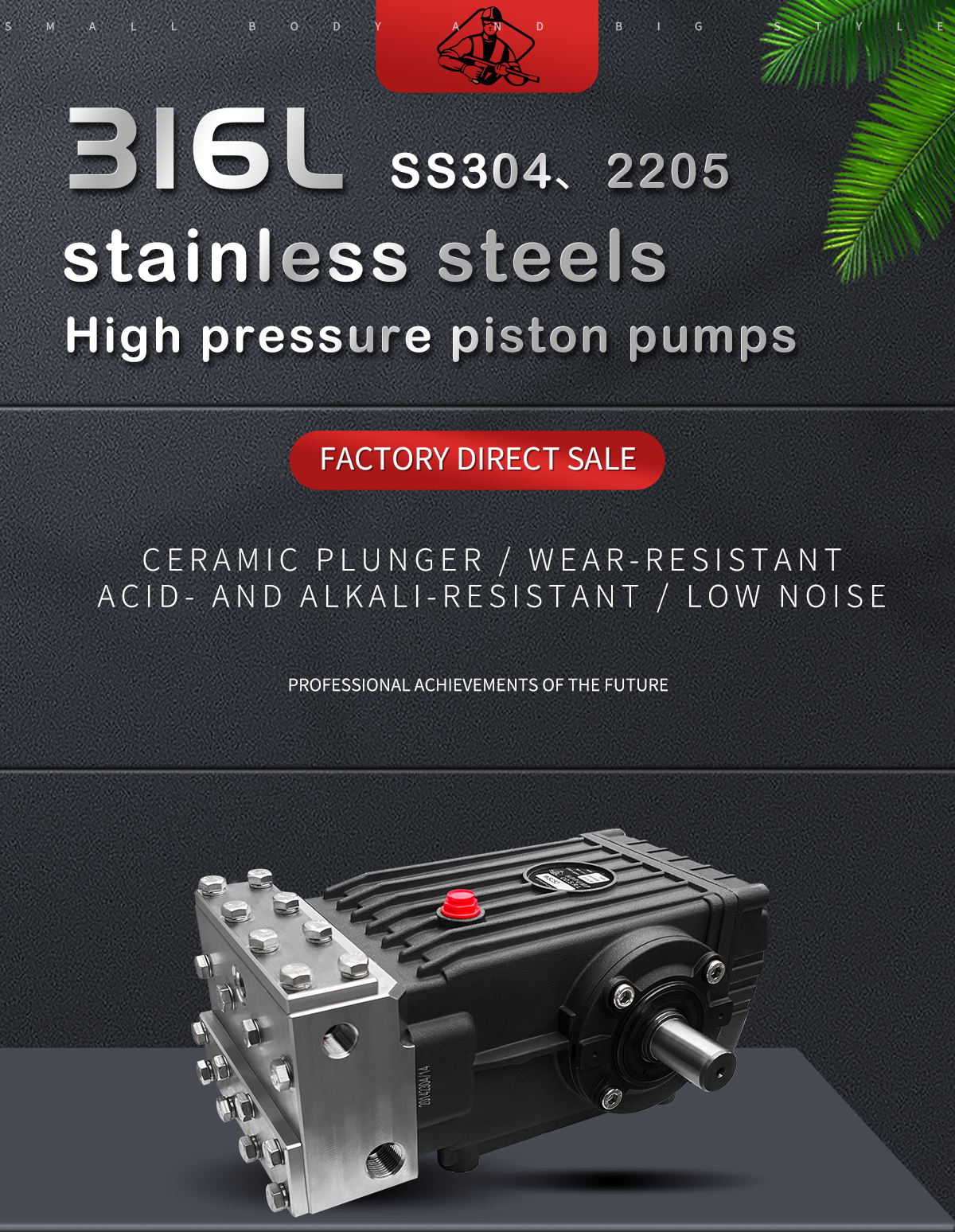 Italy Design WS251 0-260 bar 15-20Lpm Stainless Steel High Pressure Electric Triplex Pump for High Pressure Washer factory