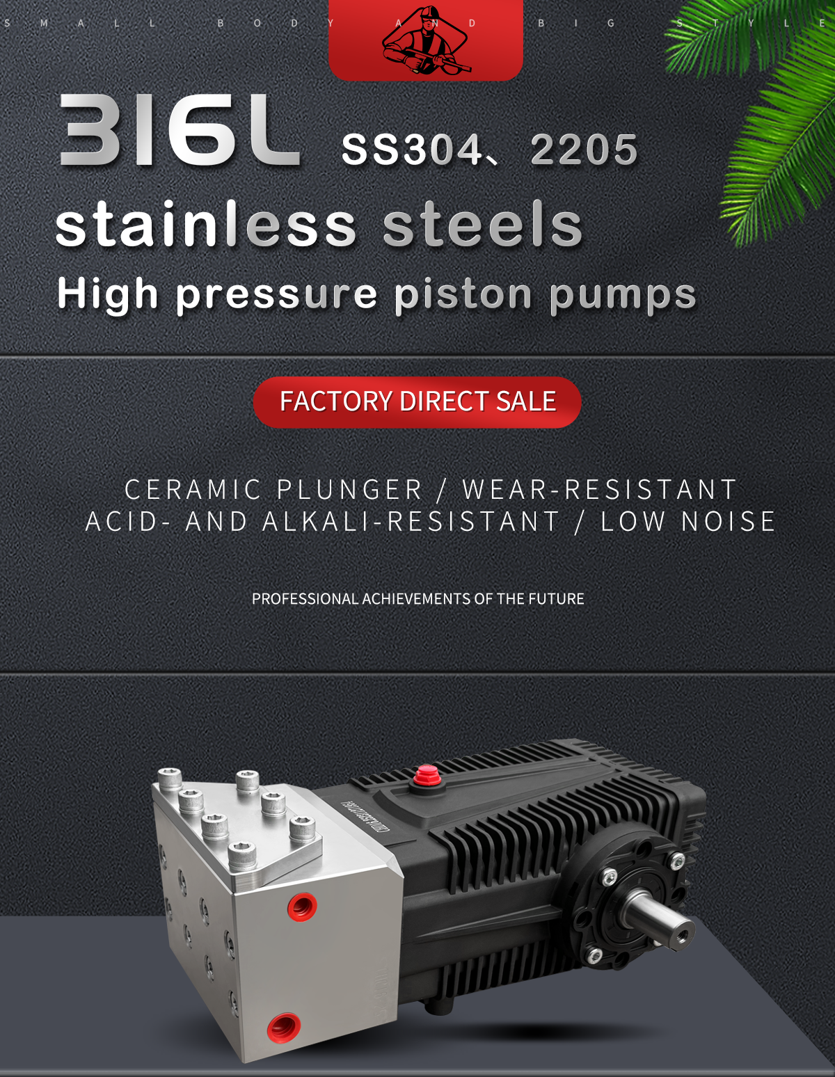 4.3-21Lpm 0-700bar CHC16 Series High Pressure Desalination Sewer Jetting Pump Triplex Plunger Washer Pump Clean supplier