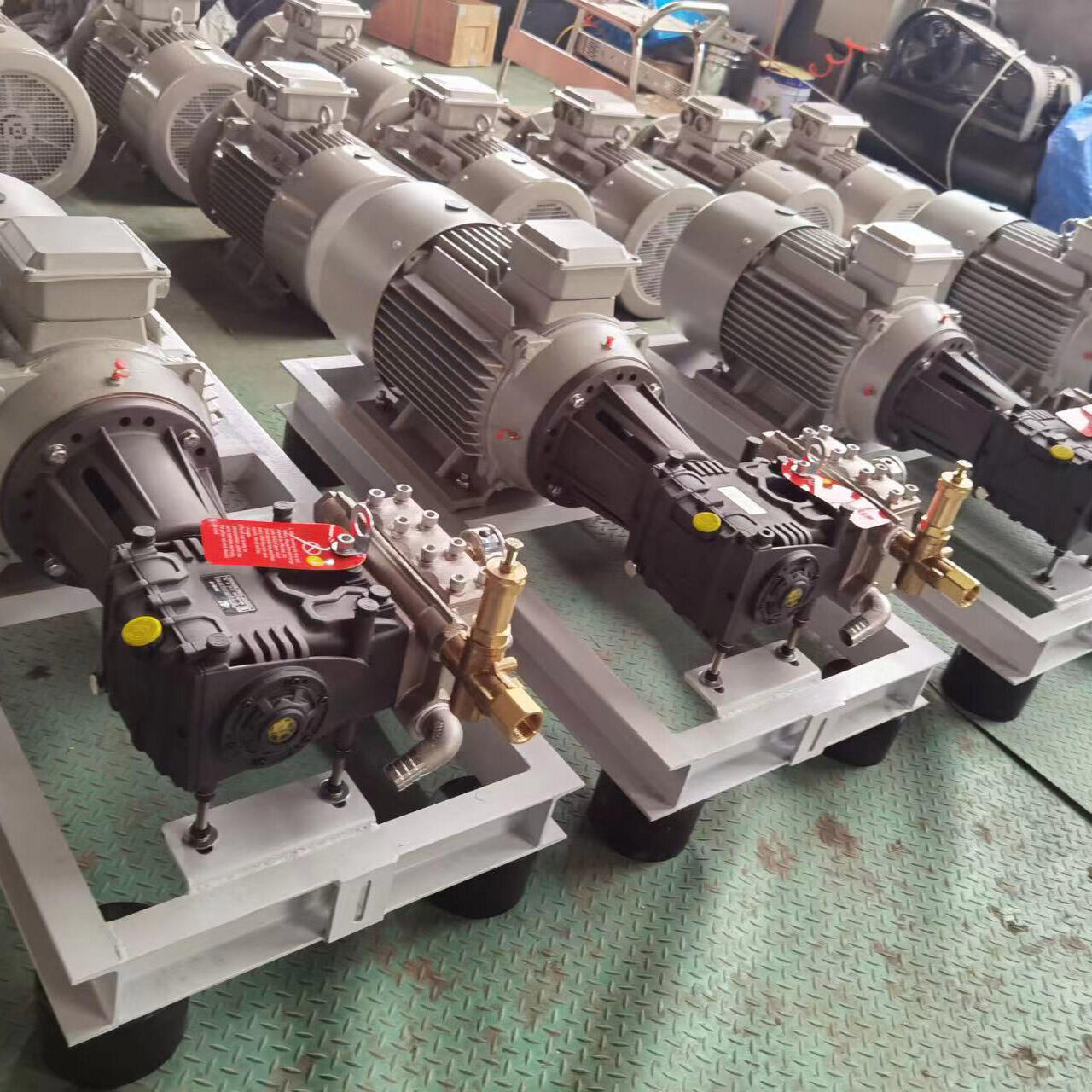 60hz 36kw 14500psi 1000bar 18lpm commercial buildings washing industrial high pressure washer  remove rust deburring-19