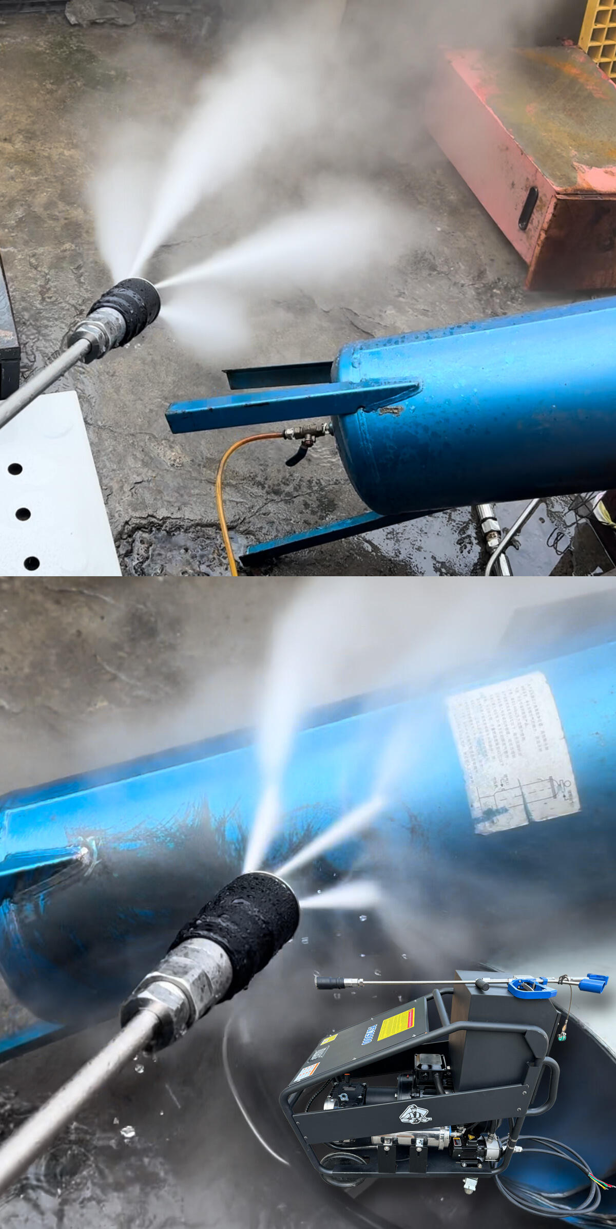 30KW 29000Psi 2000Bar 10Lpm KY Series Industrial Electric Pressure Washer Strip Paint & Rust Voltage Can Be Customized supplier
