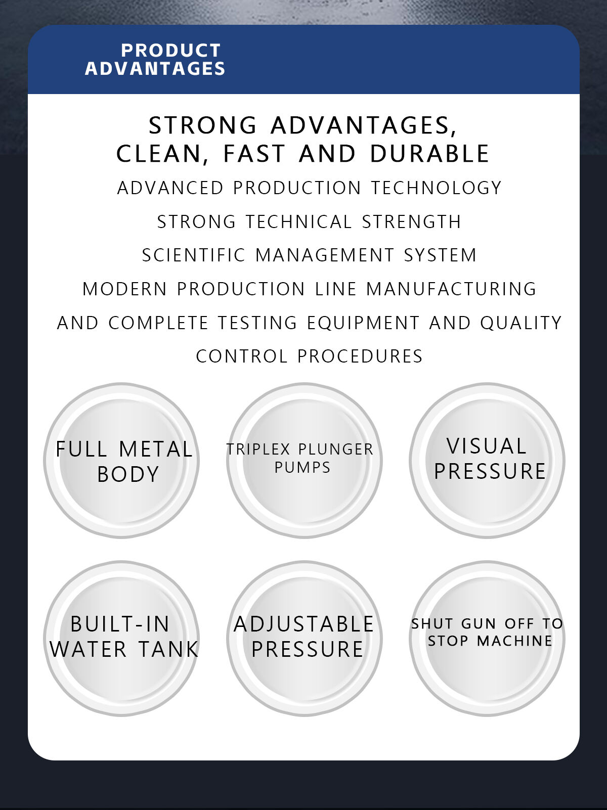 7.5KW 2900Psi 200Bar 20LPM Stainless Steel Electric High Pressure Washer Is Used for Cleaning and Deconfouling details