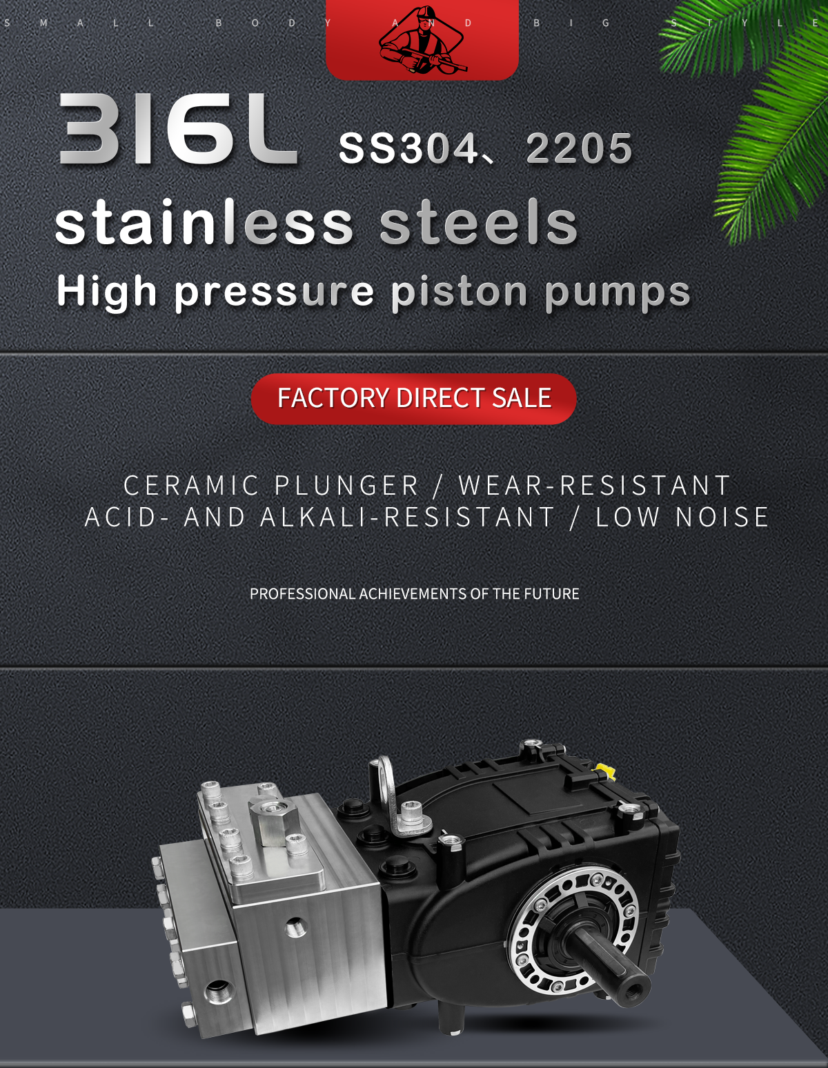 28Lpm 600bar New Product High Pressure Reliable and Durable Cold Clean Water Stainless Steel Pump Head Rankshaft Pump manufacture