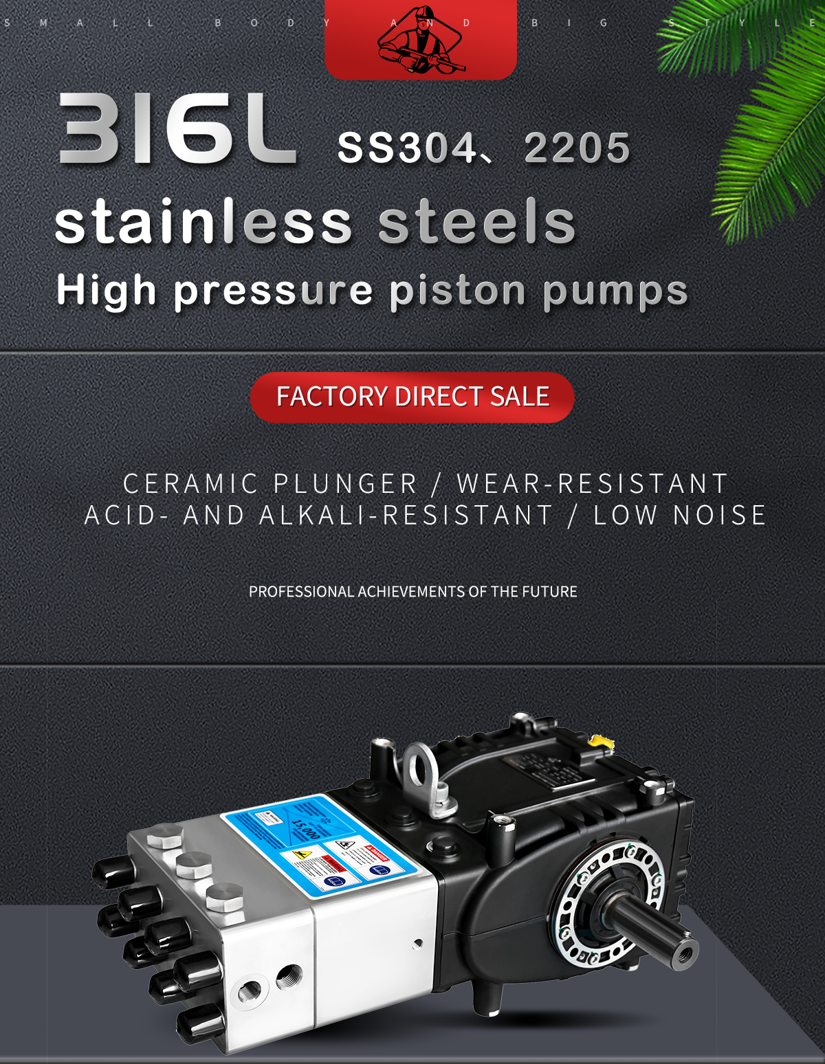 High Quality Industrial 1000-2000bar Ultra-high Pressure Cleaning Machine Processing Equipment Stainless Steel Pump Supplier supplier