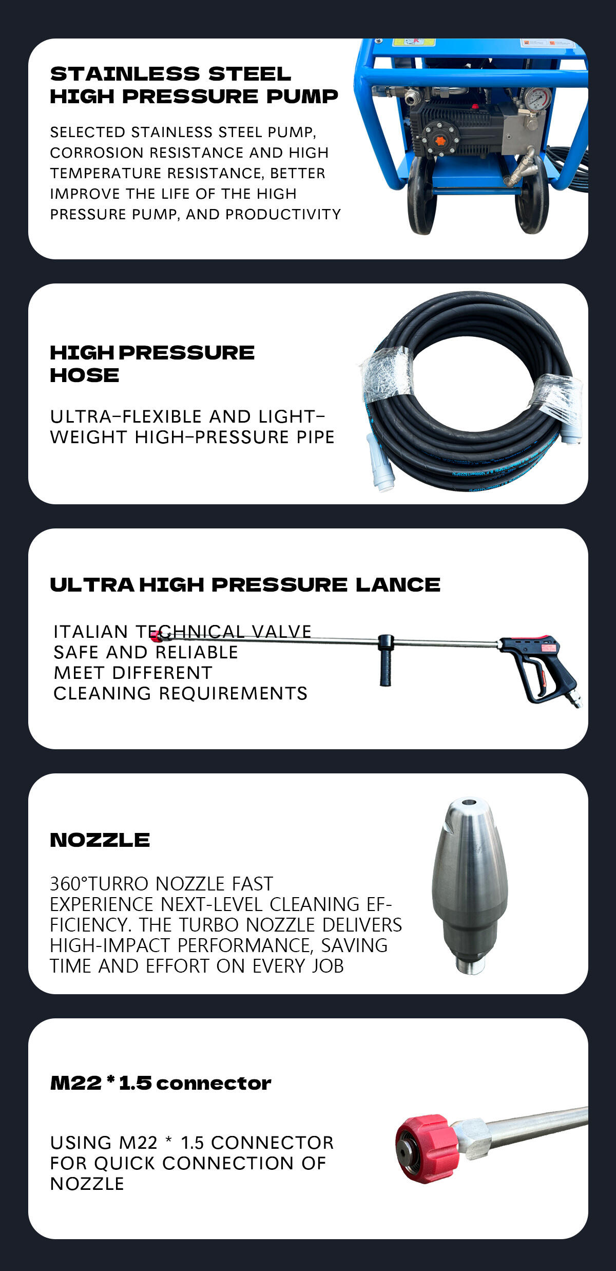 18KW 7250Psi 500Bar 18Lpm 440V/60HZ Hot Selling Rate Cleaning Machine Heavy-Duty  Ship Deck Electric Pressure Washer supplier