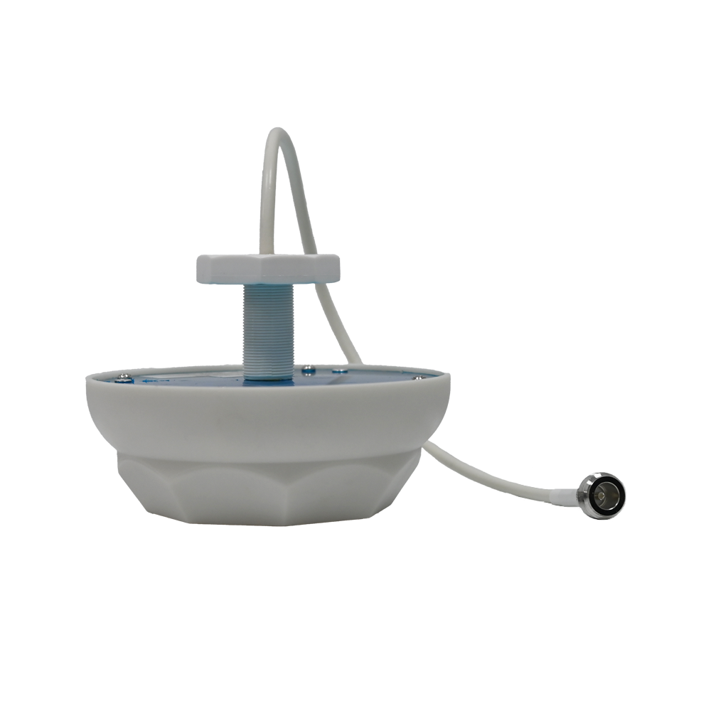 Ultra-Thin 2.5dBi 4.5dBi Omnidirectional Ceiling Antenna for Smart Buildings 5150-5850MHz 2400-2500MHz Vertical Polarization manufacture