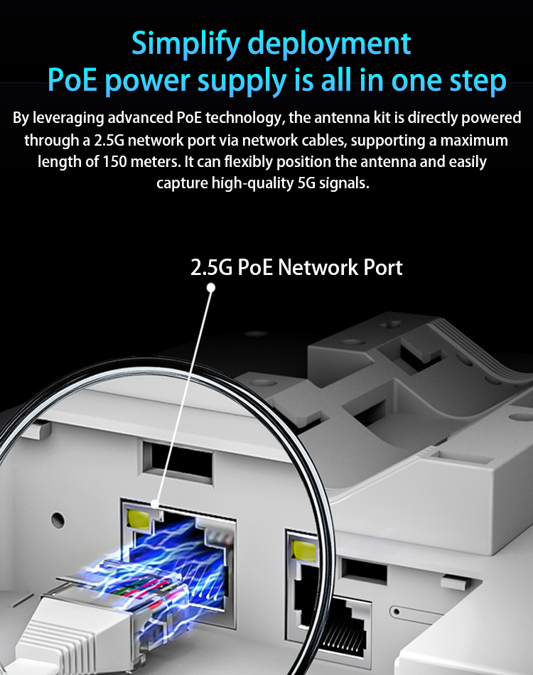Compliant with New Specifications 5G CPE | Wi-Fi 6 Signal Amplification, with Home Phones/Tablets/TVs, 4G/5G Mobile Router factory