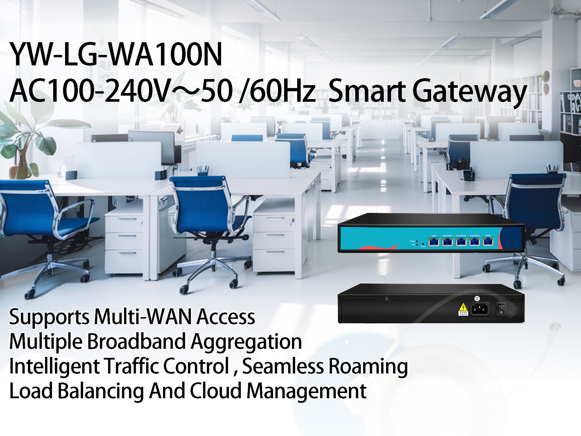 AC100-240V 50/60Hz MTK7621 Dual-core 880MHz Smart Metal Intelligent Edge Computing Gateway with CE Certified details