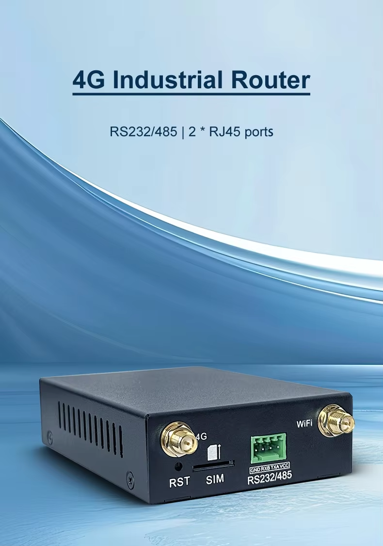 4G Industrial Router 4g Lte Wireless WR100 Router 5Dbi External Omnidirectional Antenna 300Mbps factory