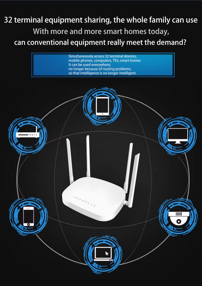 4g Sim Router Wireless Network Wifi Router 4g Lte with Sim Card Slot Cat4 300Mbps Port factory