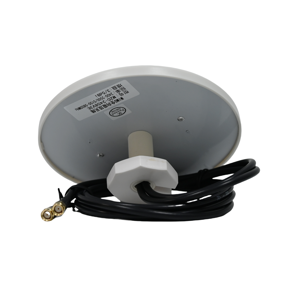 Dual-Band IP65 3dBi 5dBi Gain MIMO Ceiling Antenna for Hotel/Office WiFi Vertical Polarization manufacture