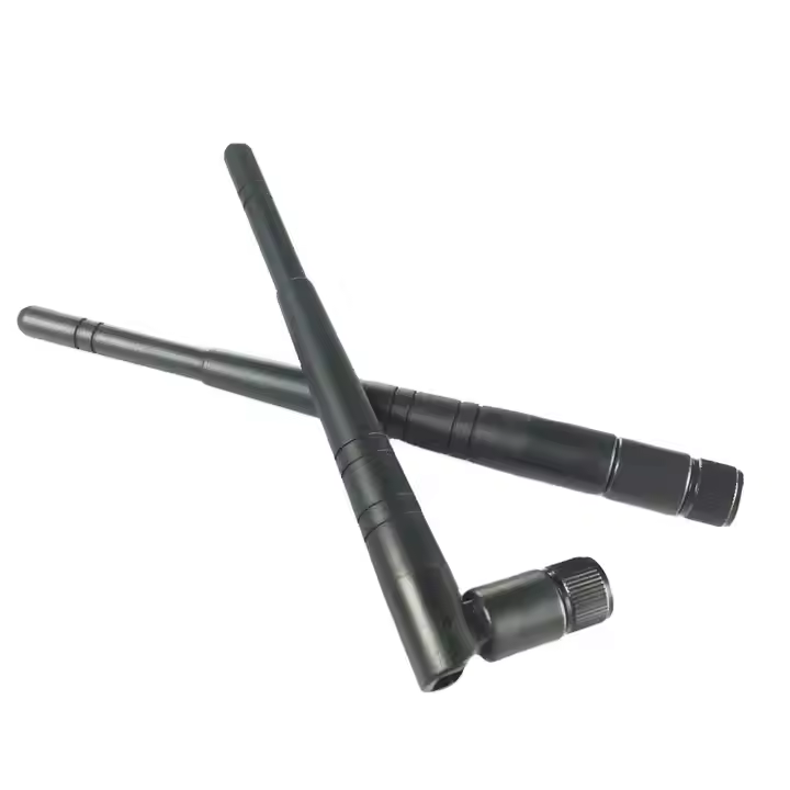 2400-2500MHz Black 7dBi Omni Rubber Antenna with Male Connector Vertical Polarization for 7dBi LoRa manufacture