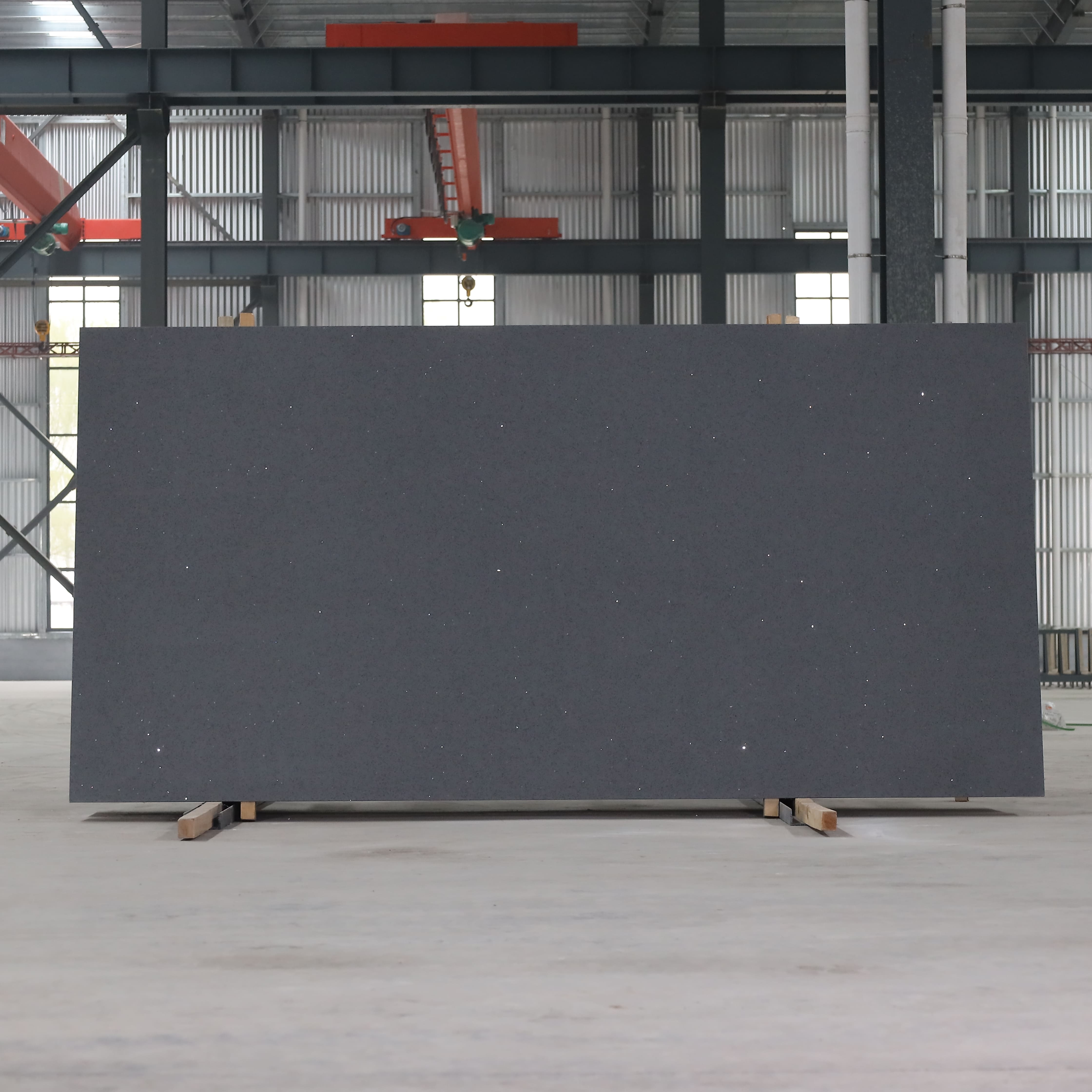 product ydstone modern design kitchen quality pure color white artificial slabs price quartz stone slabs-5