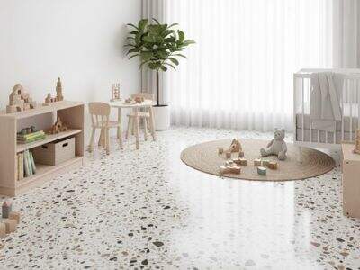 Tile Terrazzo ya Muddo Weyn ee Ka Yimid Koontradhaqaalaha iyo Dhaqaalaha