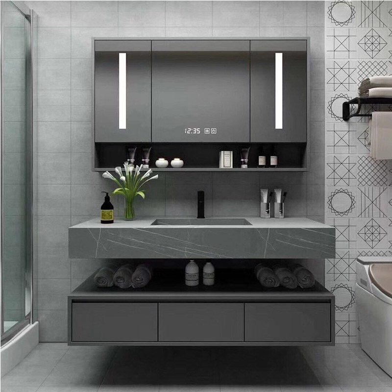 YDSTONE Modern Luxurious Black Veneered Granite Island for Restaurants Bathrooms Vanities Dining Living Room Marble Countertop details